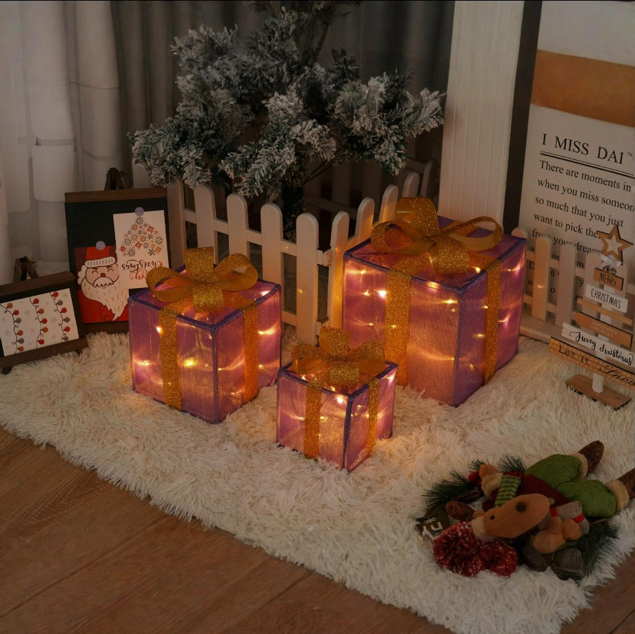 Three-piece Christmas Gift Box